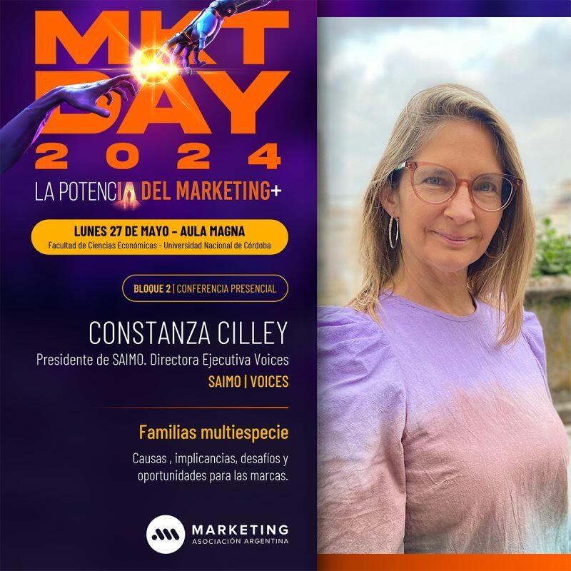 Constanza Cilley presente en el Marketing Day de la Asociación Argentina de Marketing 