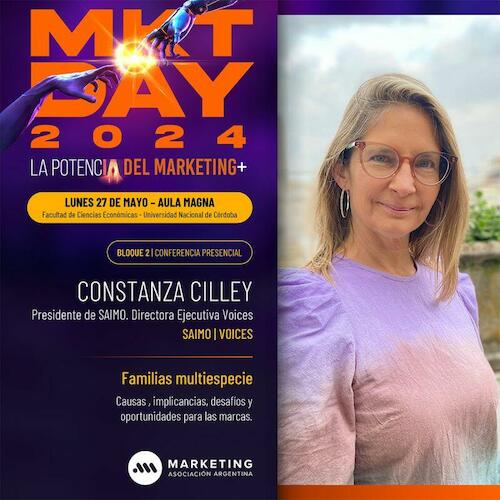 Constanza Cilley presente en el Marketing Day de la Asociación Argentina de Marketing 